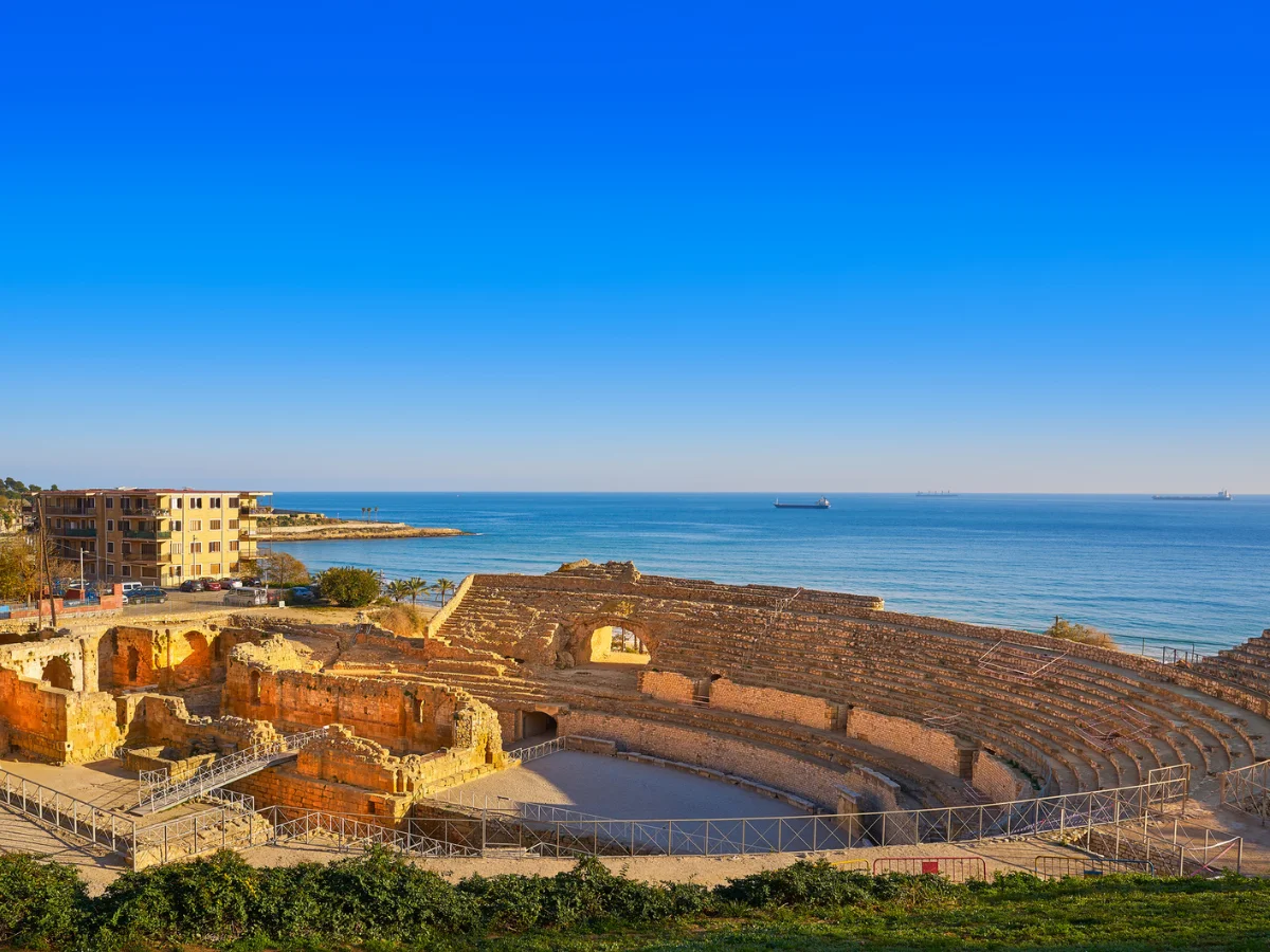 The Roman amphitheatre in Tarragona is a historical site in Catalonia
