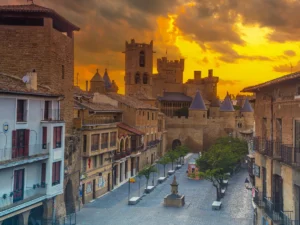 The Royal Palace of the medieval town of Olite