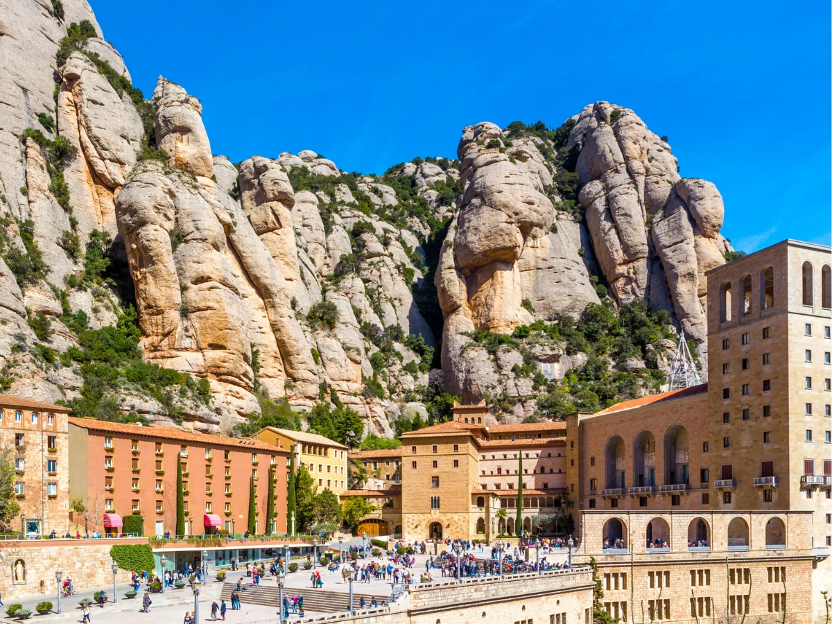 The beautiful Santa Maria de Montserrat in Catalonia is worth visiting