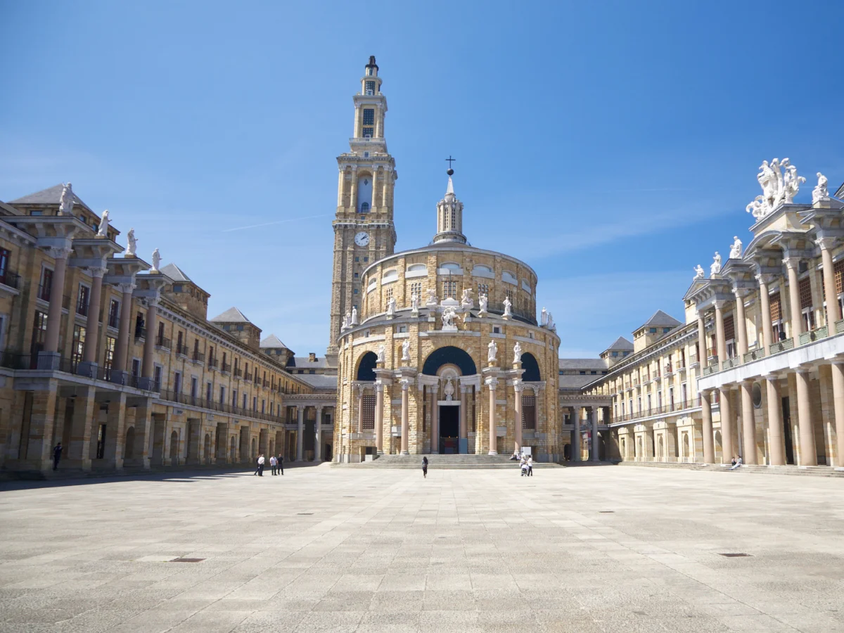 The beautiful Universidad Laboral in Gijon