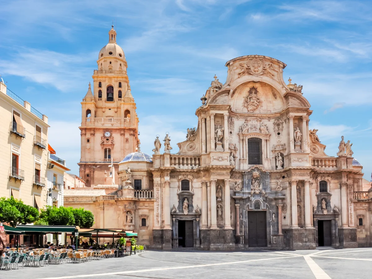 The cathedral in Murcia is worth visiting