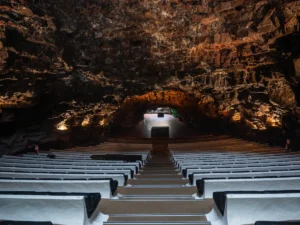 The famous cave Jameos del Agua on Lanzarote