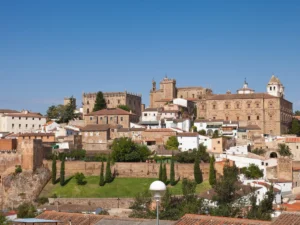 The historical Caceres in Spain