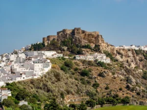 The historical Castillo De Salobreña in southern Spain
