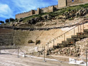 The historical Roman Theater of Medellín