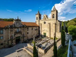 The romanesque gothic monastery of Santo Estevo de Ribas de Sil