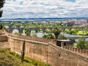 The walls of the Alcazaba
