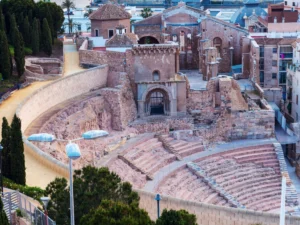 This is a historical Roman Theater in Cartagena