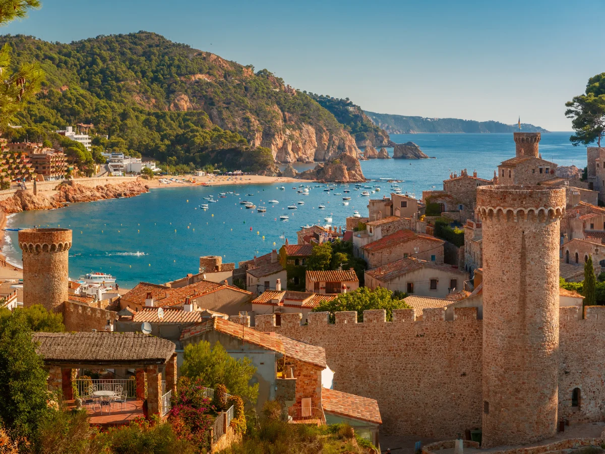 Tossa de Mar on Costa Brava, Spain