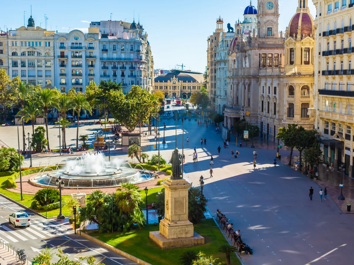 Town Hall Square in Valencia