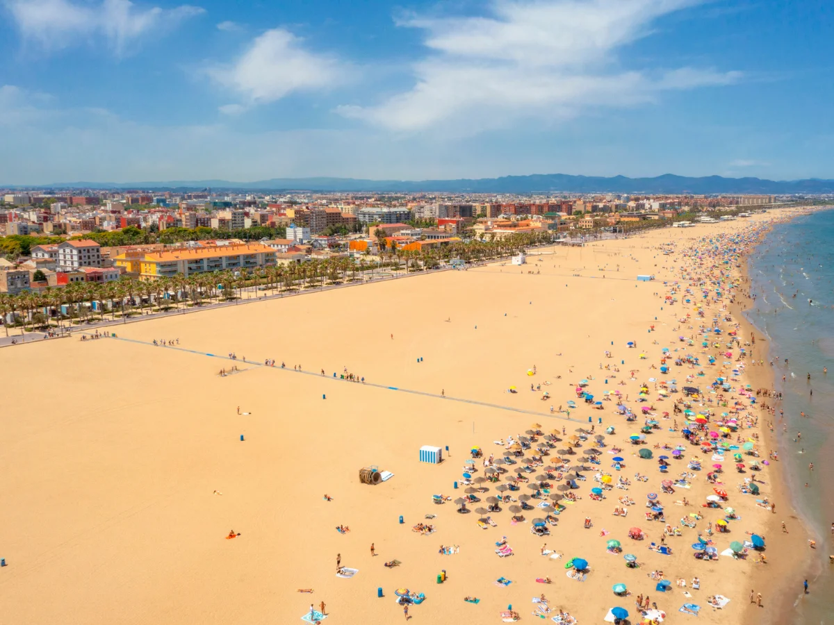 Valencia Malvarrosa beach