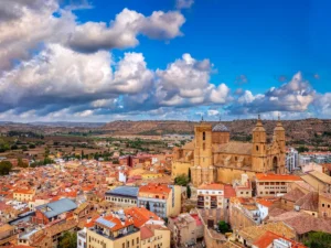 View of Church of Santa Maria la Mayor de Alcañiz