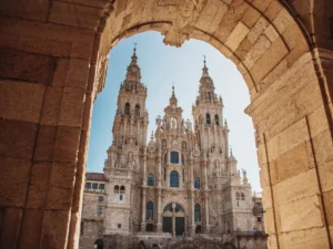 View of Santiago de Compostela Cathedral