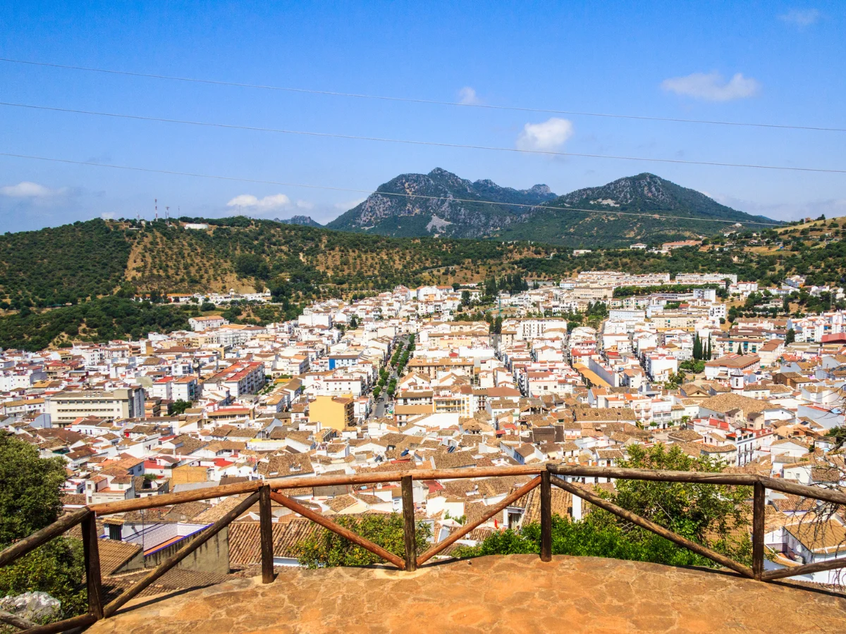 View of Ubrique in Andalusia
