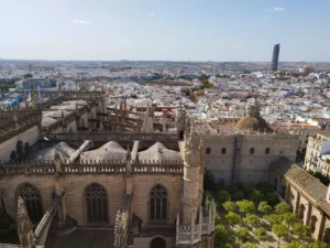 View of the Cathedral in Seville