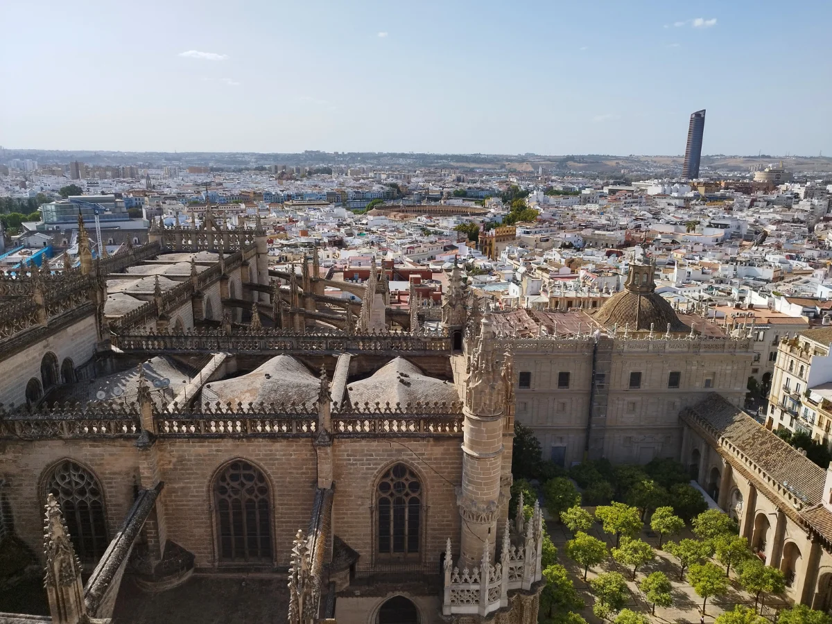 View of the Cathedral in Seville