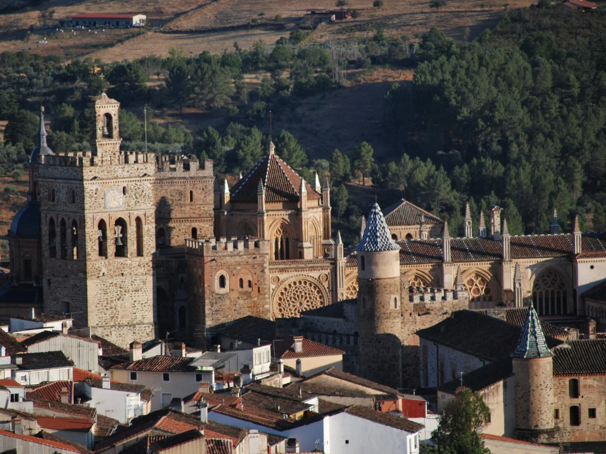 View of the Royal Monastery of Saint Mary of Guadalupe
