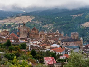 View of the Royal Monastery of Santa Maria de Guadalupe