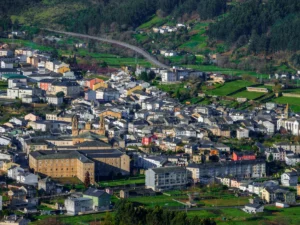 View of the village Mondonedo, Spain