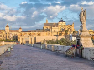 Walk on the historical Roman Bridge in Cordoba