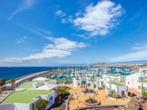 Yacht harbour Marina Rubicon in Spain, Lanzarote
