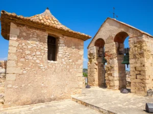 medieval fortress in Calafell, Spain