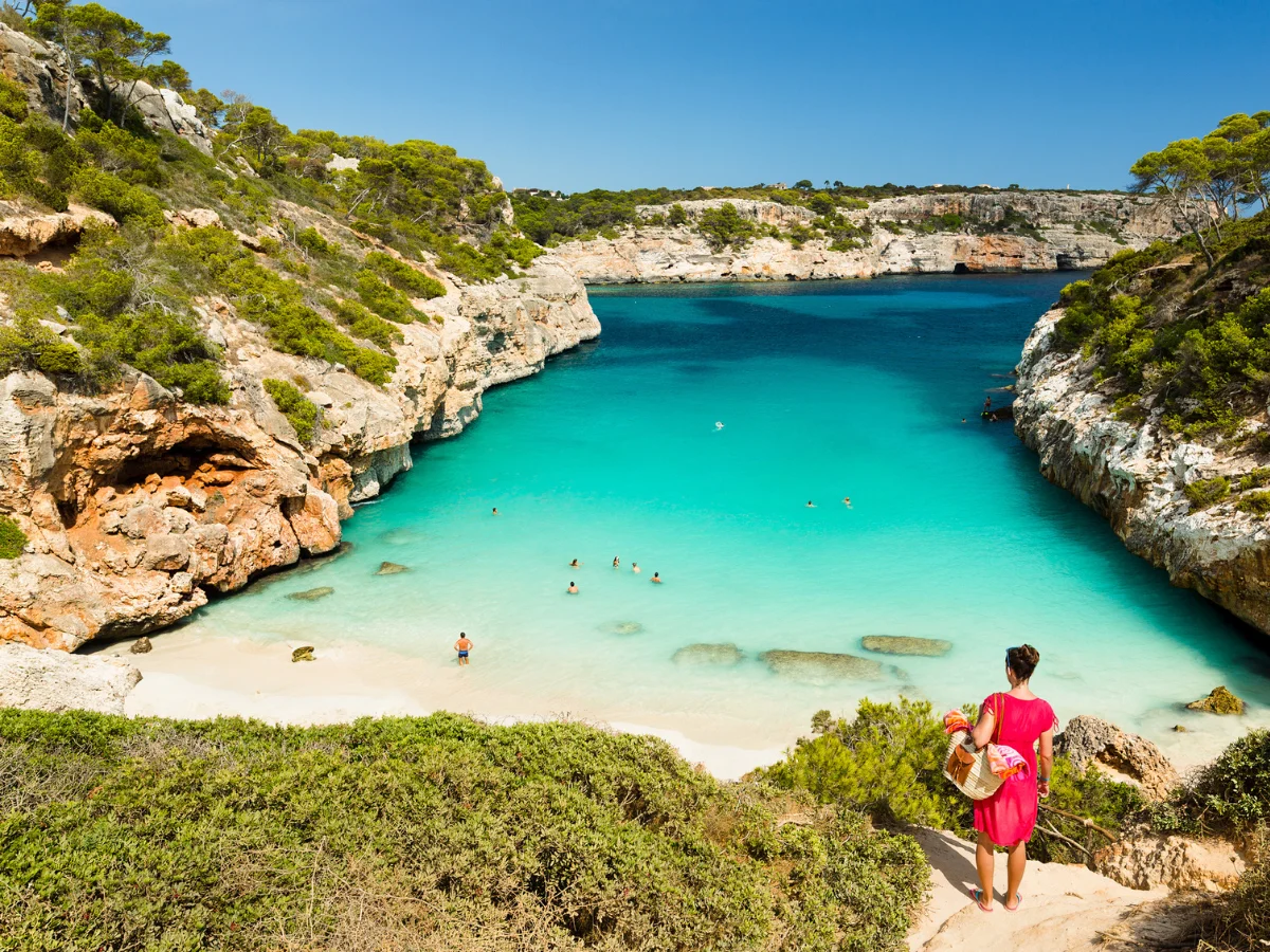 Calo des Moro is one of the most famous and beautiful beaches on Mallorca