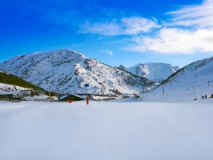 Candanchú is located in the Pyrenees, Spain