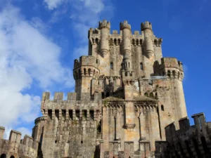 Castle of Butron in Spain