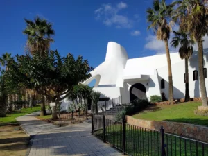 Exterior of a Aguadulce church