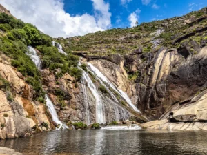 Ezaro waterfall in Galicia