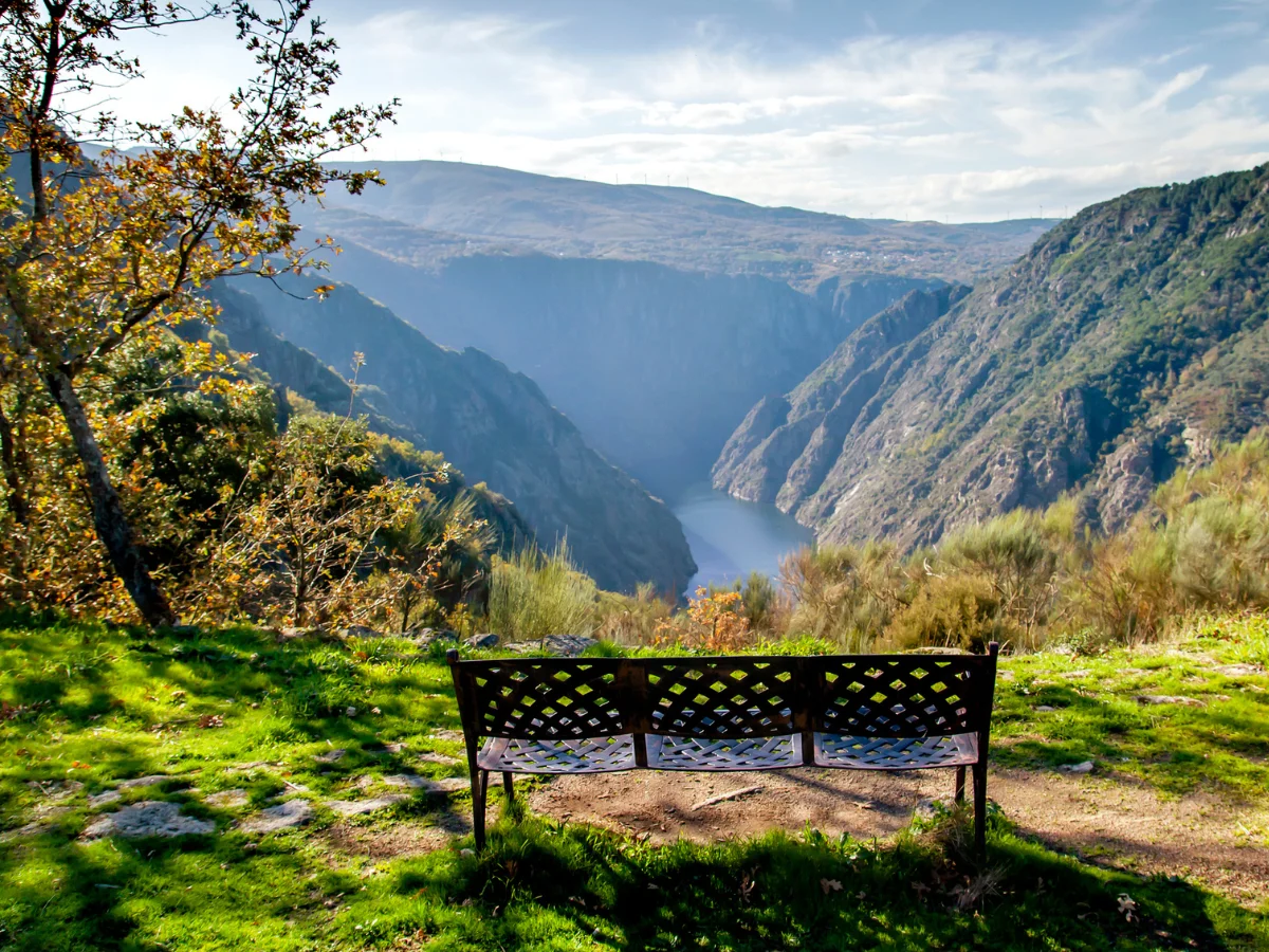 Hike in the Sil Canyon in Ribeira Sacra, Spain