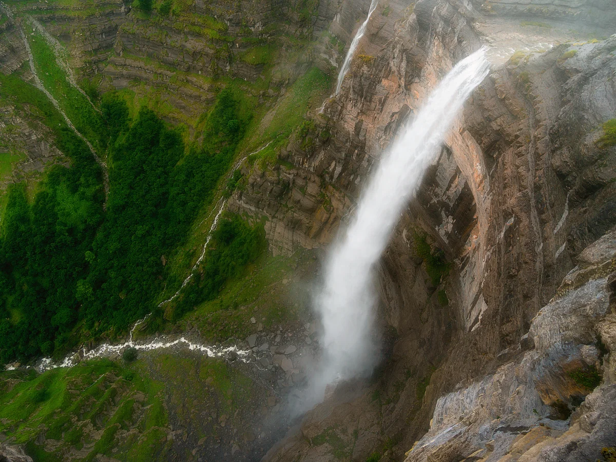 Nervión waterfall in Spain