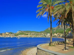 The town Porto Cristo on Mallorca