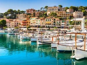 Puerto de Sóller on Mallorca