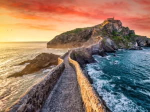 San juan de gaztelugatxe in Northern Spain