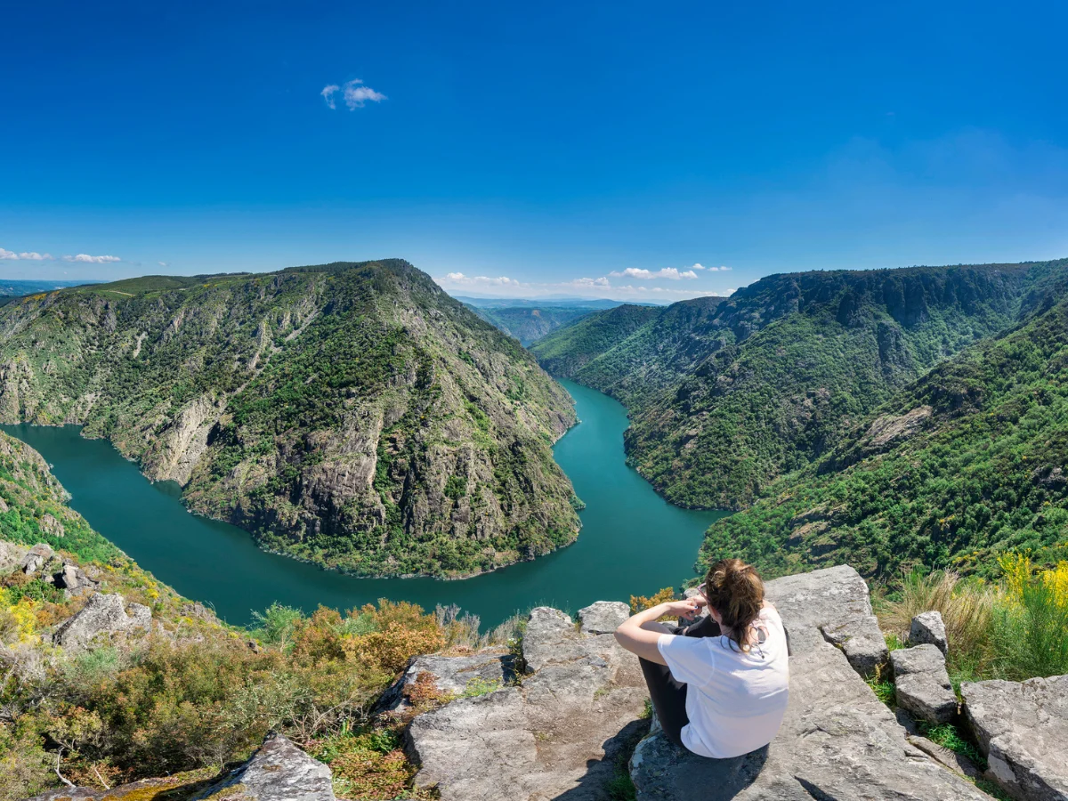 The beautiful Sil Canyon in Ribeira Sacra