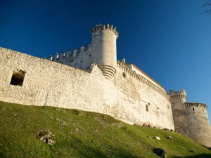 The historical Cuellar castle in Spain