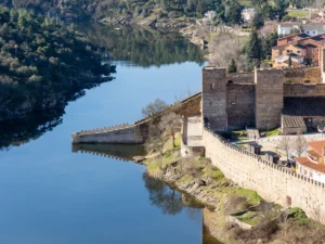 The medieval walled town of Buitrago del Lozoya in Spain