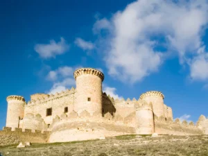 View of the beautiful Castle of Belmonte